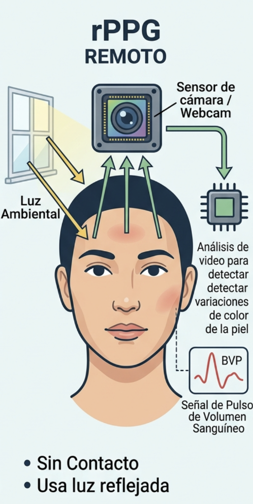 rPPG Remoto: Telemetría de Signos Vitales por Cámara Web